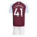 Aston Villa Jacob Ramsey #41 Hjemmedraktsett Barn 2024-25 Korte ermer (+ Korte bukser)